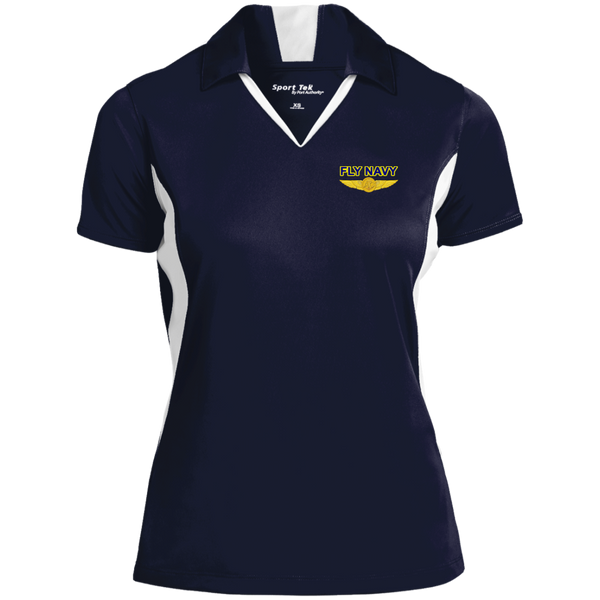 Fly Navy Aircrew Ladies' Colorblock Performance Polo