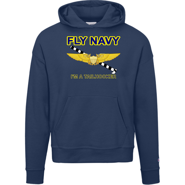 Fly Navy Tailhooker 3 Champion Ladies' Powerblend Hoodie