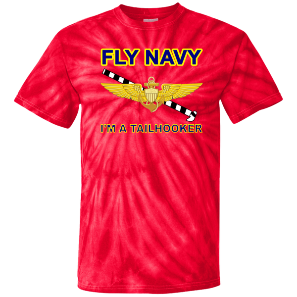 Fly Navy Tailhooker 1 Cotton Tie Dye T-Shirt