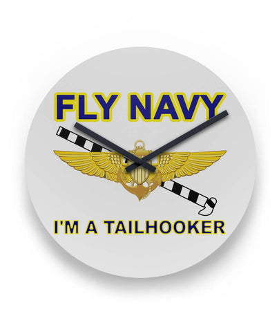 Fly Navy Tailhooker Clock