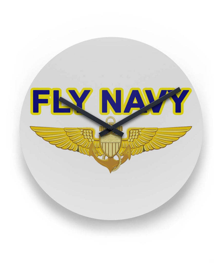 Fly Navy Aviator Clock