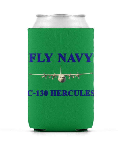 Fly Navy C-130 1 Can Sleeve