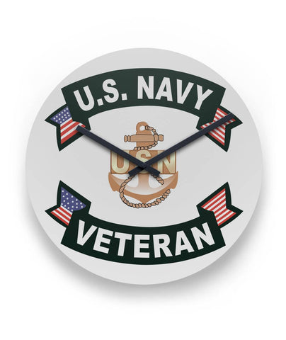 Navy Veteran Clock