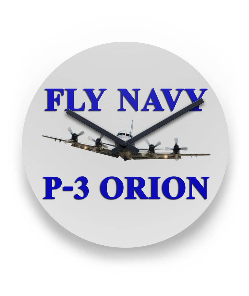 Fly Navy P-3 1 Clock