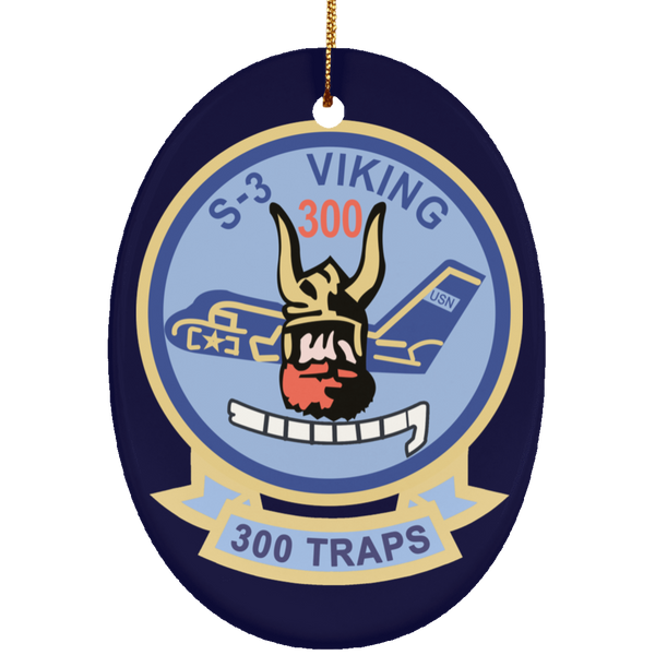 S-3 Viking 5 Ornament - Oval