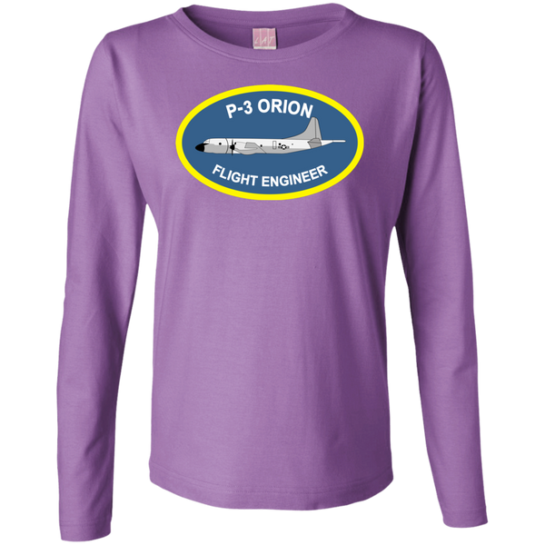 P-3 Orion 4 FE Ladies' LS Cotton T-Shirt