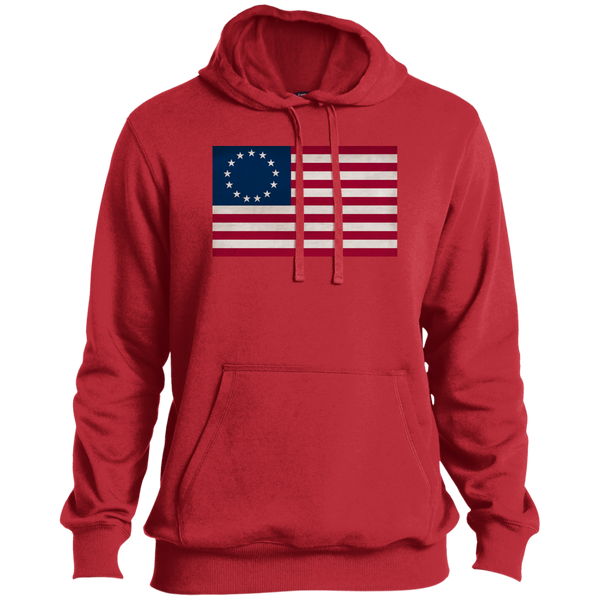 Betsy Ross Flag Tall Pullover Hoodie