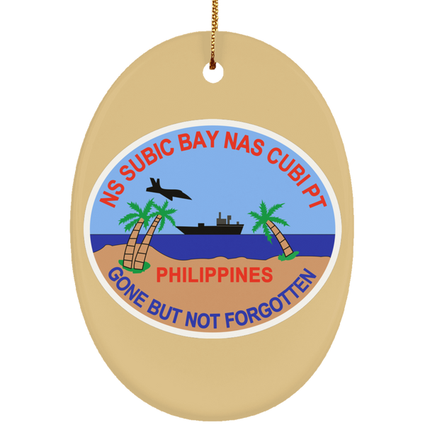 Subic Cubi Pt 08 Ornament - Oval