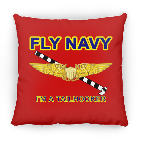 Fly Navy Tailhooker 3 Pillow - Square - 16x16