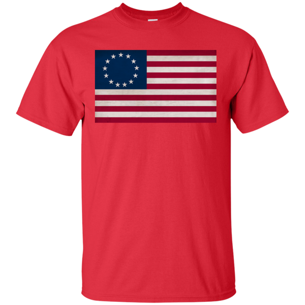 Betsy Ross Flag Custom Ultra Cotton T-Shirt