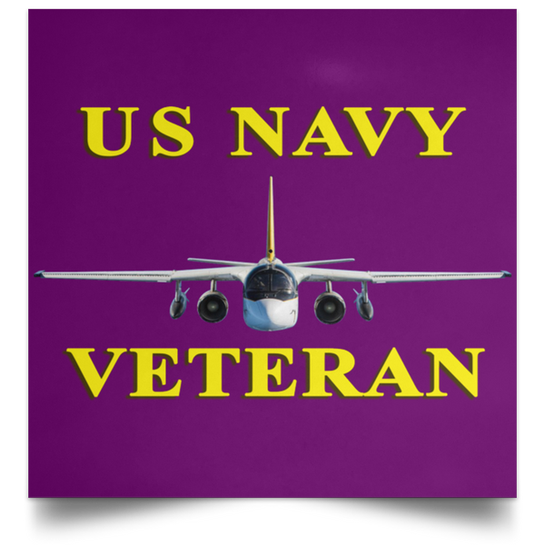 Navy Vet 3 Poster - Square