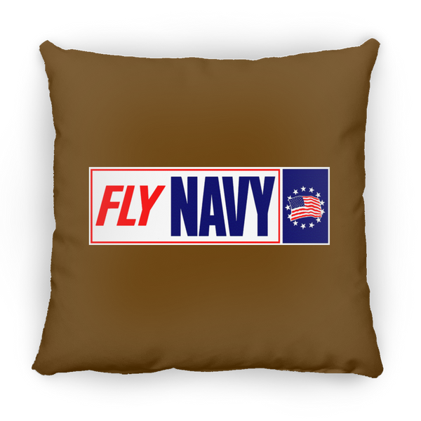 Fly Navy 1 Pillow - Square - 14x14