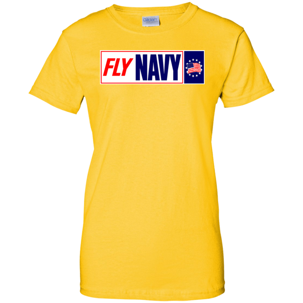 Fly Navy 1 Ladies' Cotton T-Shirt