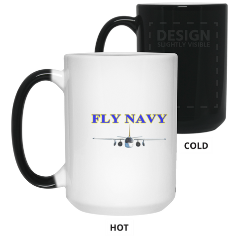 Fly Navy S-3 2 Color Changing Mug - 15oz