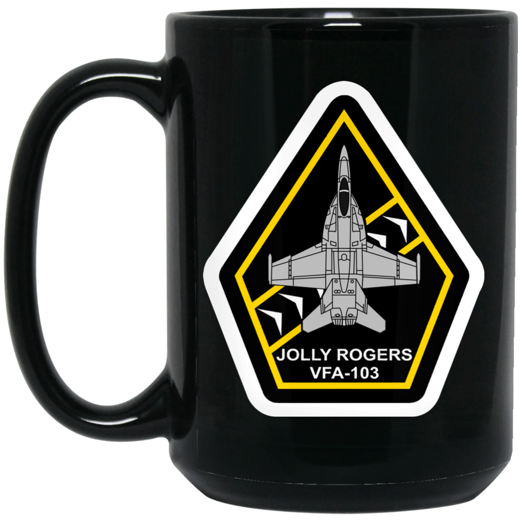 VFA 103 1 Black Mug - 15oz