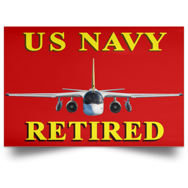 Navy Retired 2 Poster - Landscape