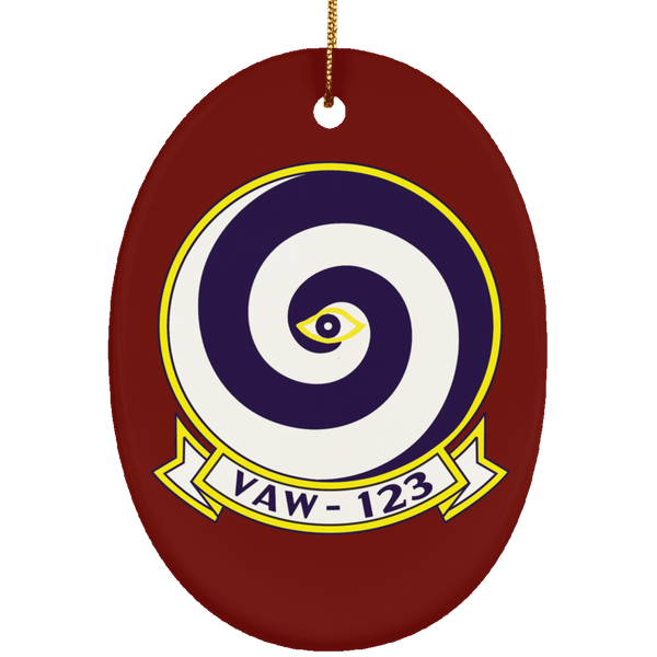 VAW 123 Ornament Ceramic - Oval
