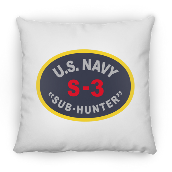 S-3 Sub Hunter Pillow - Square - 18x18