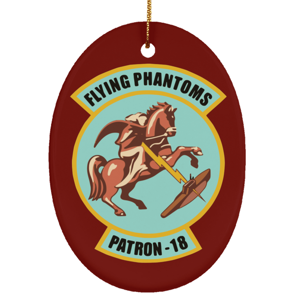 VP 18 1 Ornament Ceramic - Oval