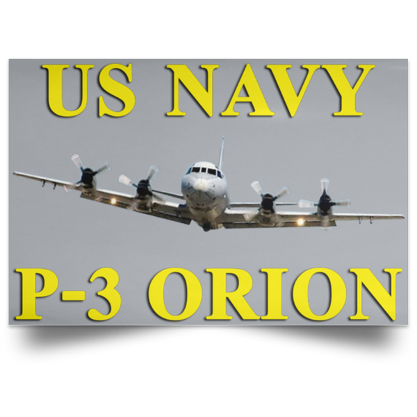 US Navy P-3 3 Poster - Landscape