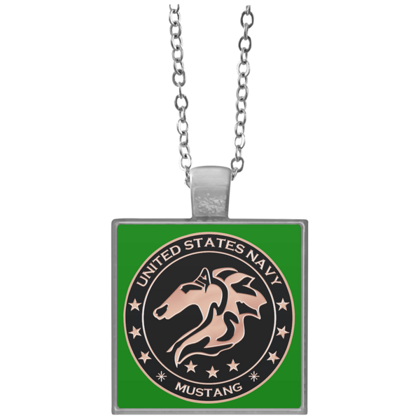 Mustang 2 Square Necklace