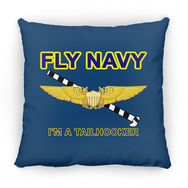 Fly Navy Tailhooker 3 Pillow - Square - 18x18