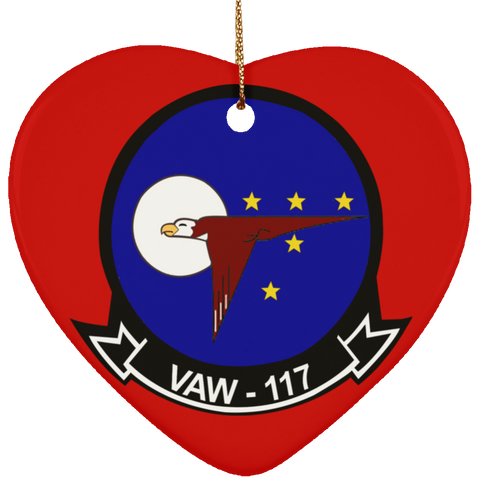 VAW 117 2 Ornament Ceramic - Heart