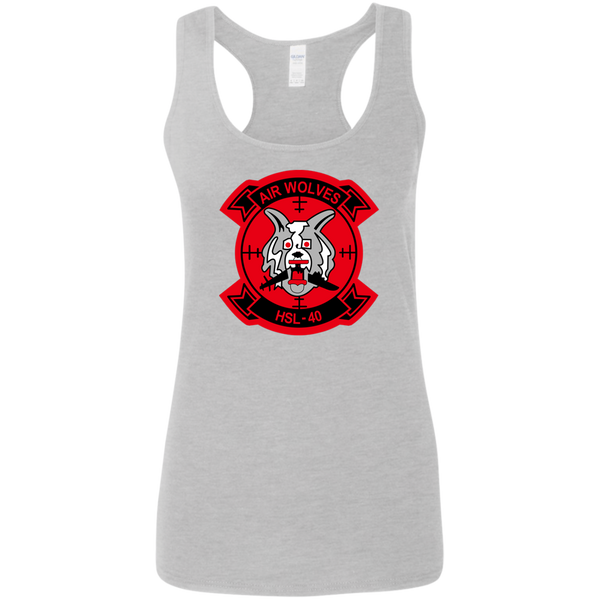 HSL 40 1 Ladies' Softstyle Racerback Tank