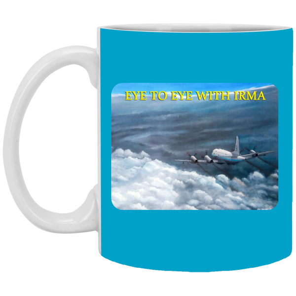 Eye To Eye With Irma White Mug - 11oz