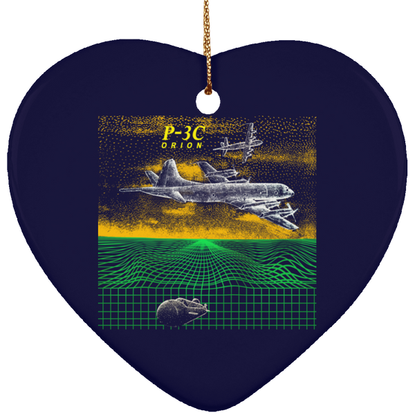 P-3C 2 Ornament - Heart