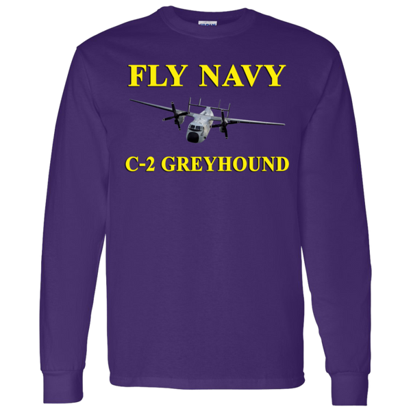 Fly Navy C-2 3 LS Ultra Cotton T-Shirt