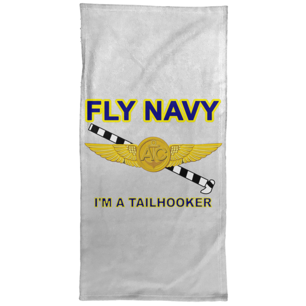 Fly Navy Tailhooker 2 Hand Towel - 15x30