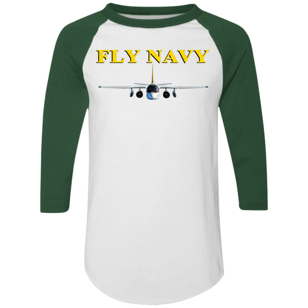 Fly Navy S-3 4 Colorblock Raglan Jersey