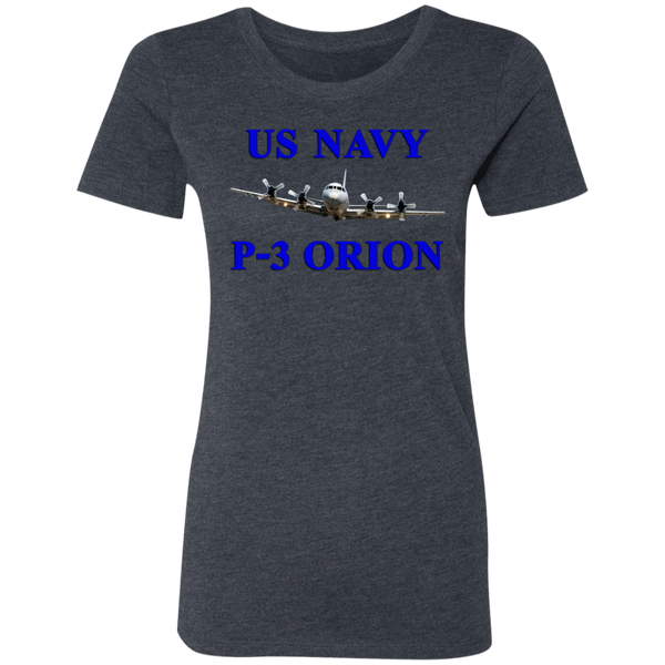 US Navy P-3 1 Ladies' Triblend T-Shirt