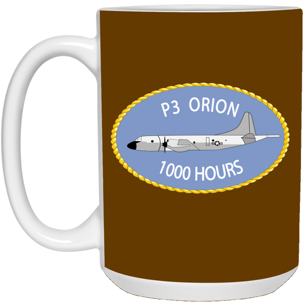 P-3 Orion 9 1000 White Mug - 15oz