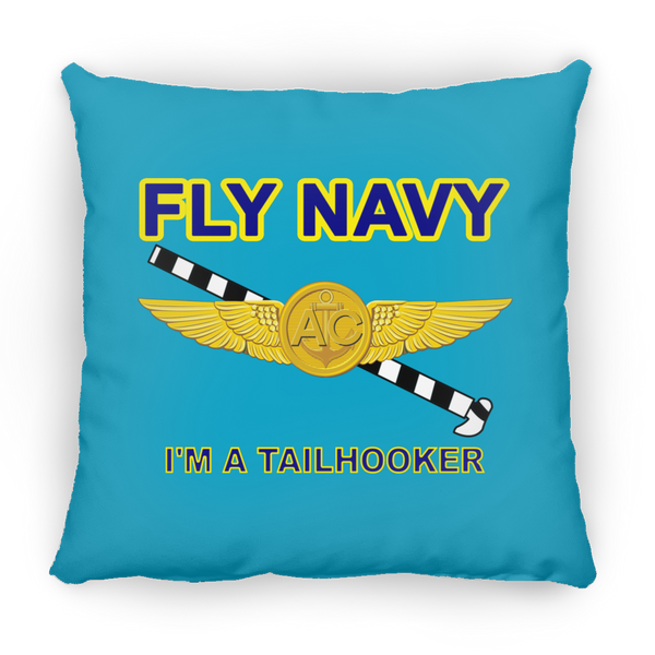 Fly Navy Tailhooker 2 Pillow - Square - 18x18