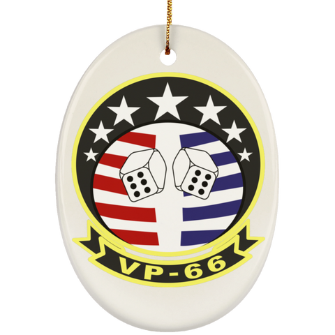 VP 66 4 Ornament Ceramic - Oval