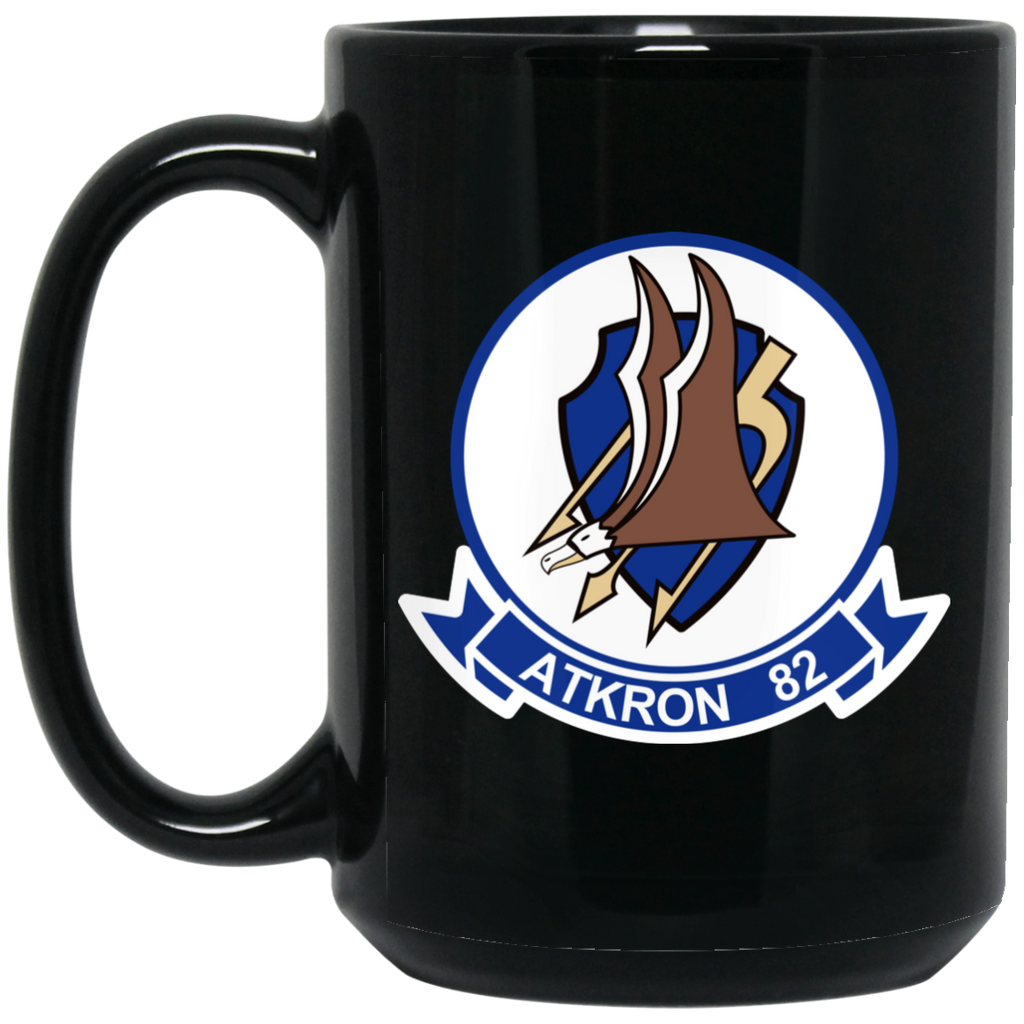 VA 82 3 Black Mug - 15oz