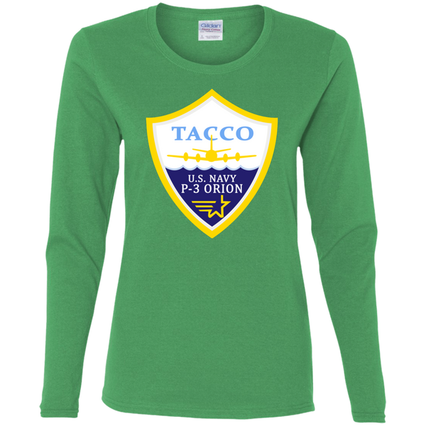 P-3 Orion 3 TACCO Ladies' Cotton LS T-Shirt