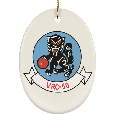 VRC 50 2 Ornament Ceramic - Oval