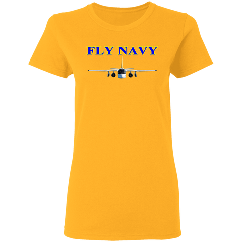 Fly Navy S-3 2 Ladies' Cotton T-Shirt