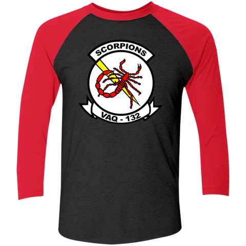 VAQ 132 1 Baseball Raglan T-Shirt