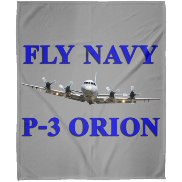 Fly Navy P-3 1 Blanket - Arctic Fleece Blanket 50x60