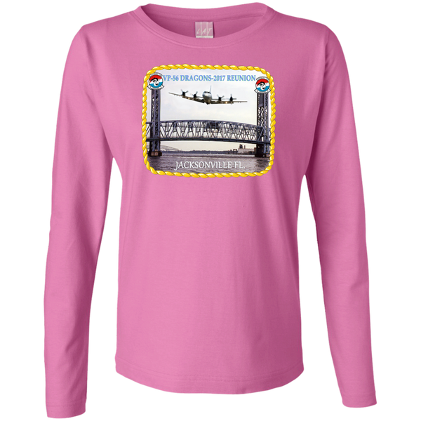 VP-56 2017 Reunion 1 Ladies' LS Cotton T-Shirt