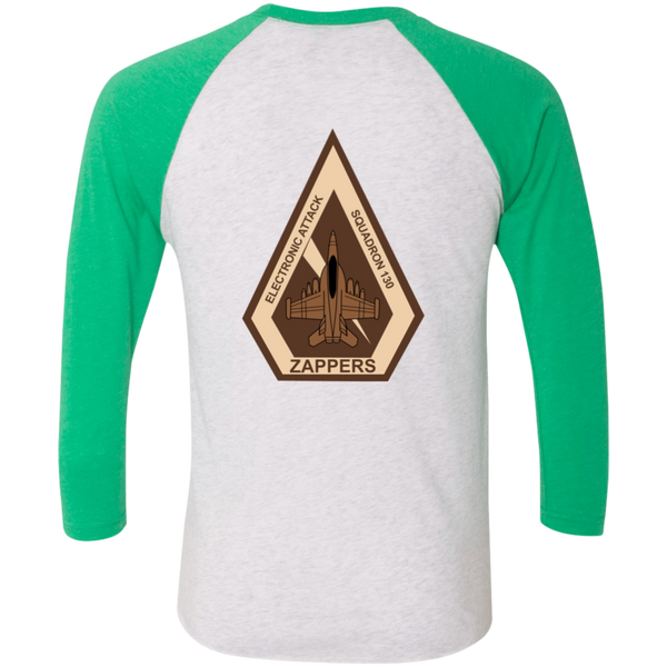 VAQ 130 5c Baseball Raglan T-Shirt