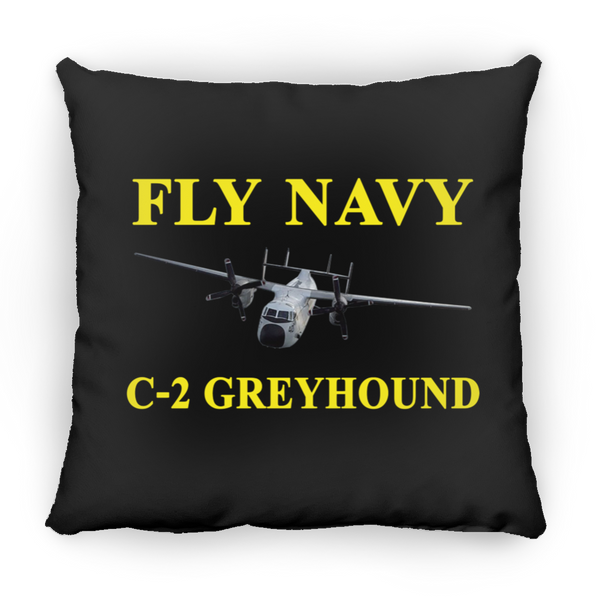 Fly Navy C-2 3 Pillow - Square - 16x16