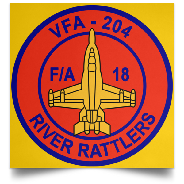 VFA 204 4 Poster - Square