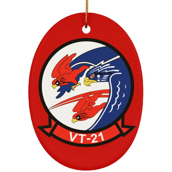 VT 21 3 Ornament Ceramic - Oval