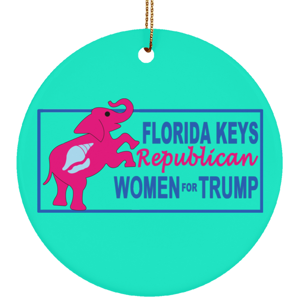 Florida Keys Ornament - Circle