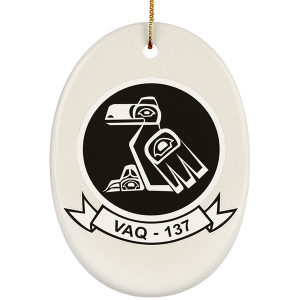 VAQ 137 3 Ornament Ceramic - Oval